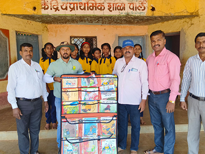 School library parale, Chandgad